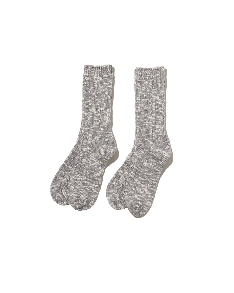2-PACK SLUB CREW SOCKS