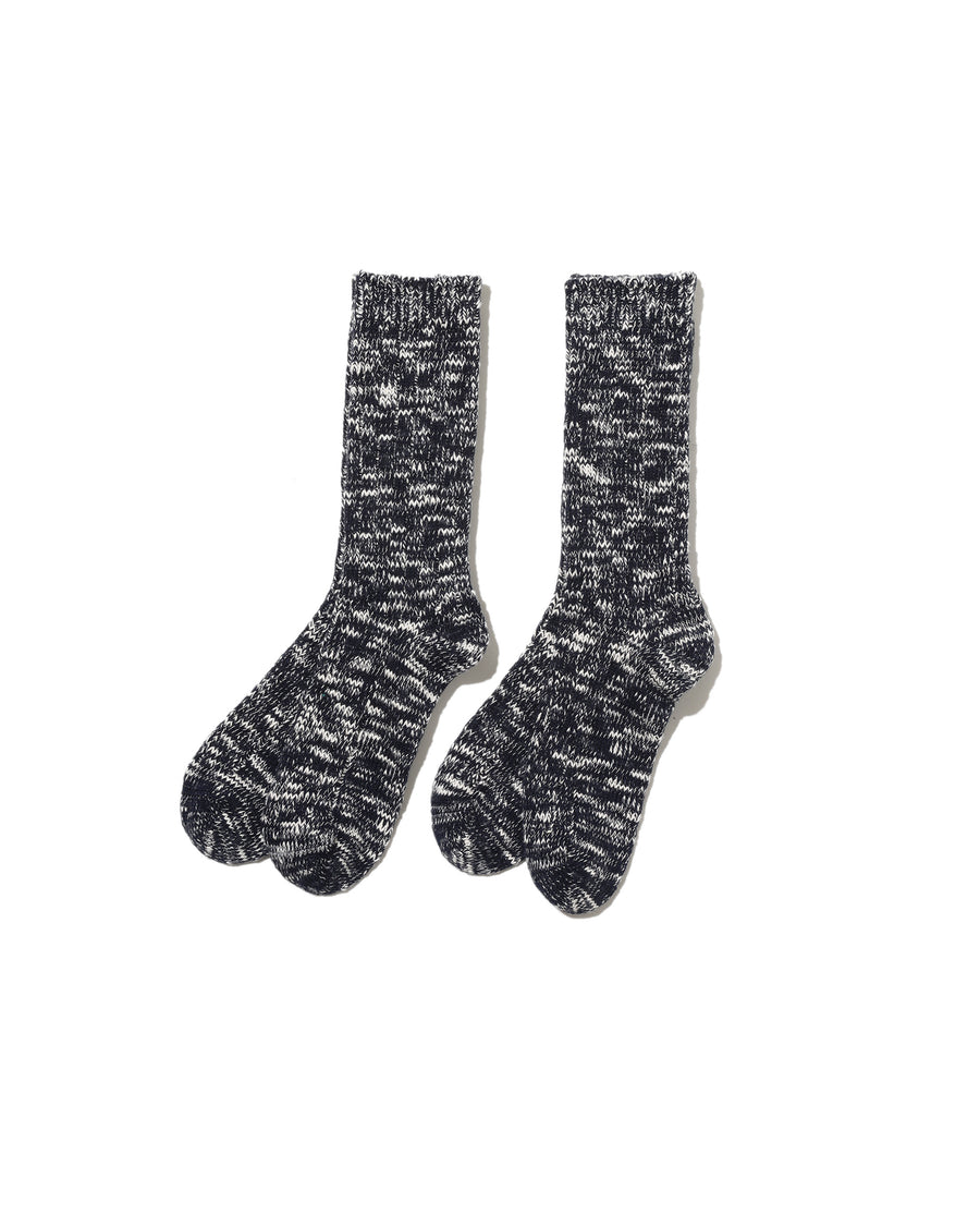 2-PACK SLUB CREW SOCKS