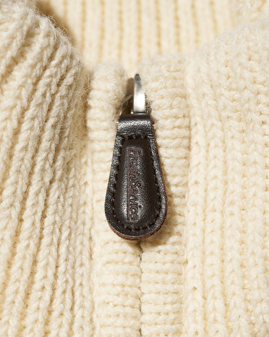 SHETLAND WOOL x SOLOTEX® TECH FISHERMAN ZIP-UP