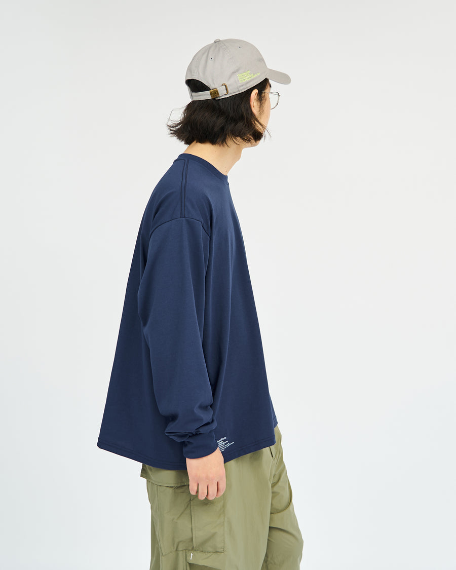 DRY JERSEY L/S CREW NECK TEE