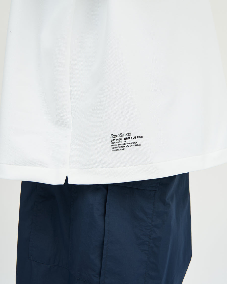 DRY PIQUE JERSEY L/S POLO