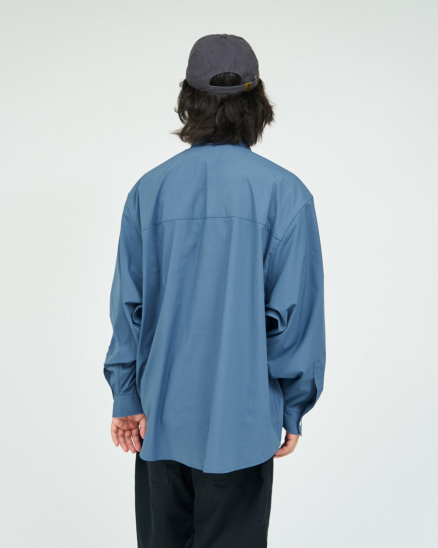 MICRO TYPEWRITER FLAP POCKET L/S SHIRT