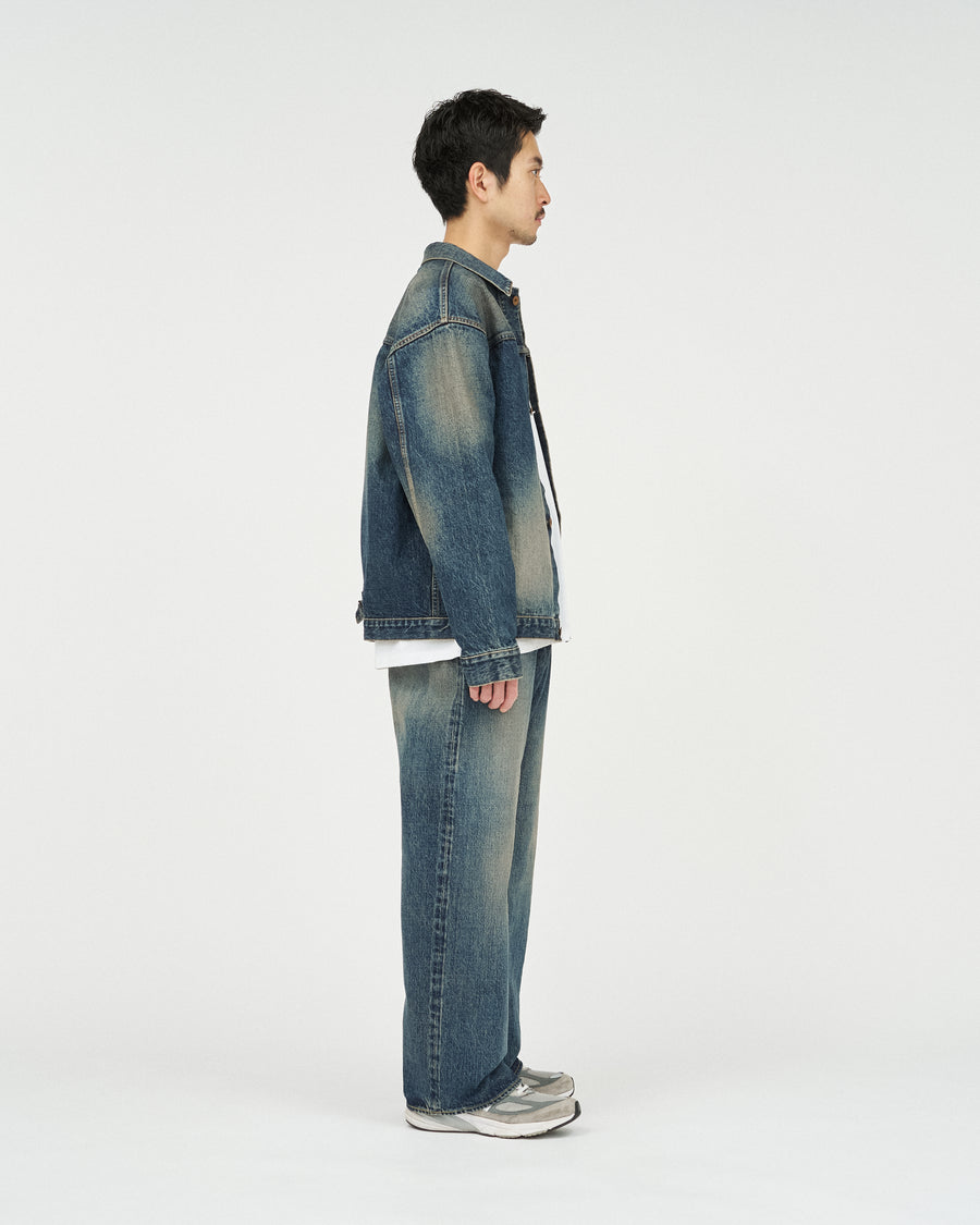 CLASSIC HEAVY KIBATA SHUTTLE HYPER BIG WWII 1943 DENIM JEANS