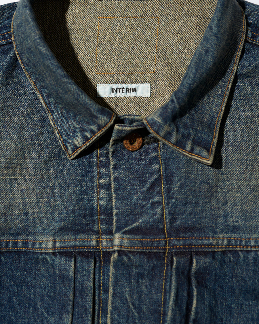 CLASSIC HEAVY KIBATA SHUTTLE HYPER BIG WWII ”1ST” DENIM JACKET