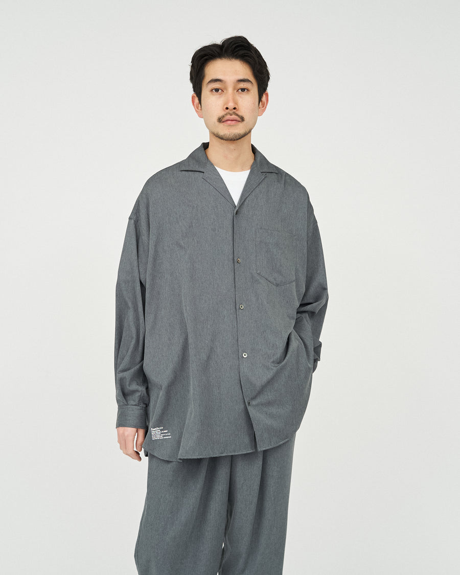 COOLFIBER OPEN COLLAR L/S SHIRT