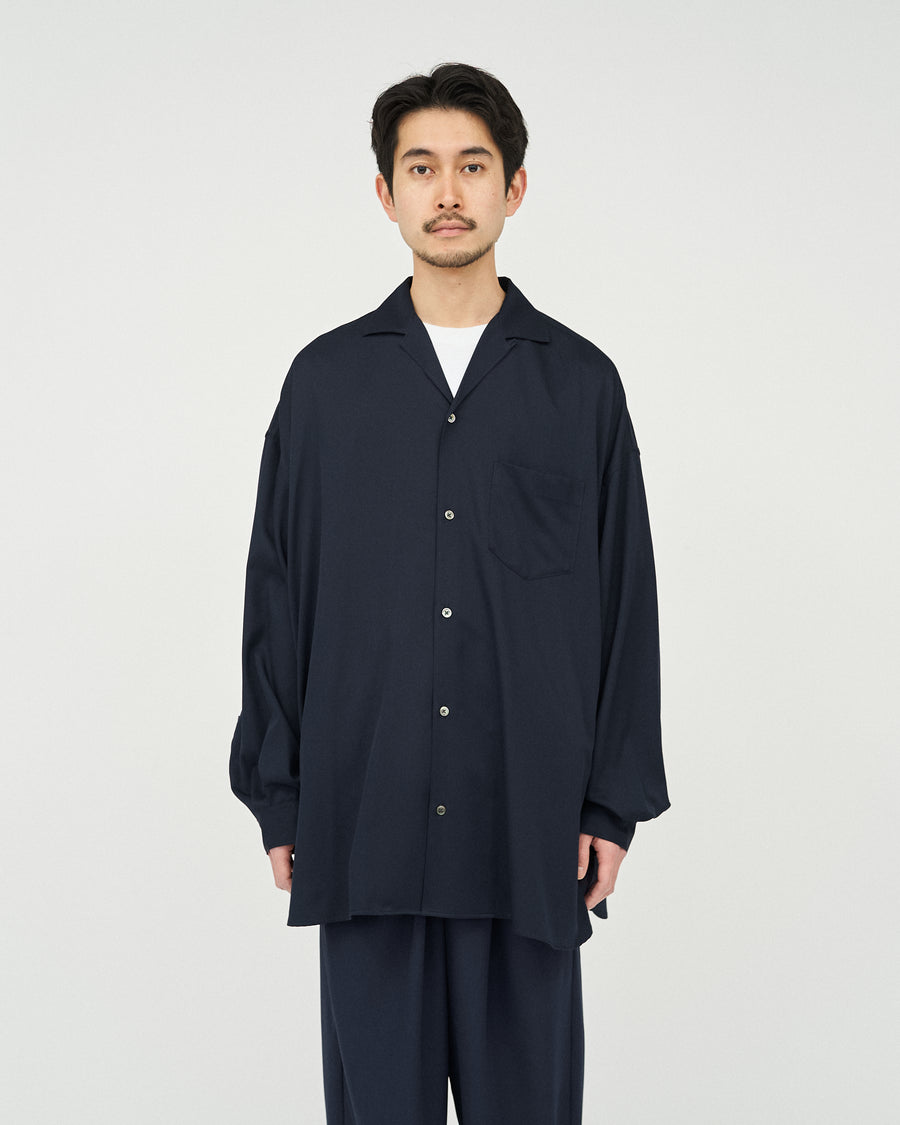 COOLFIBER OPEN COLLAR L/S SHIRT