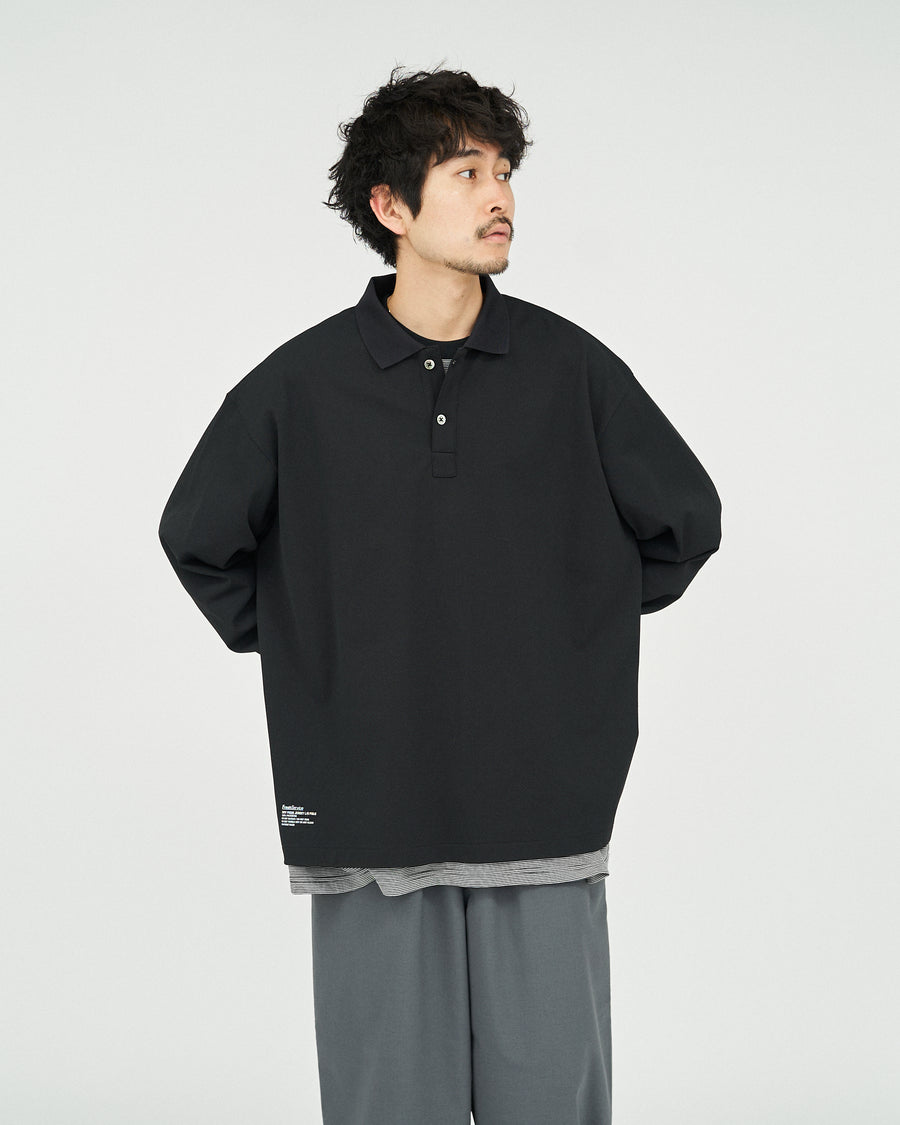 DRY PIQUE JERSEY L/S POLO