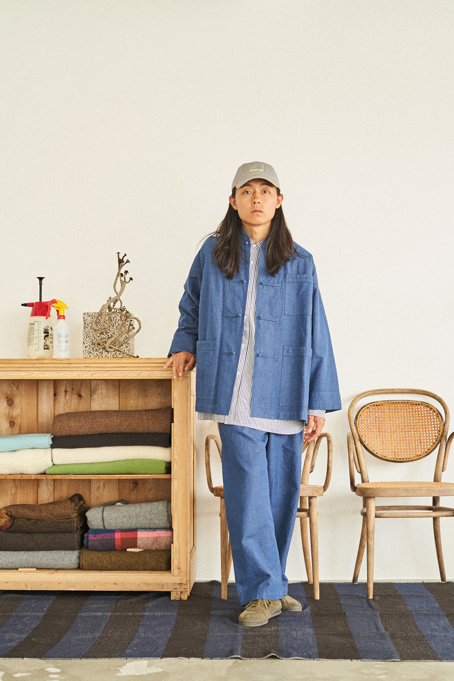 loomer FABRIC COTTON LINEN KUNG-FU COVERALL