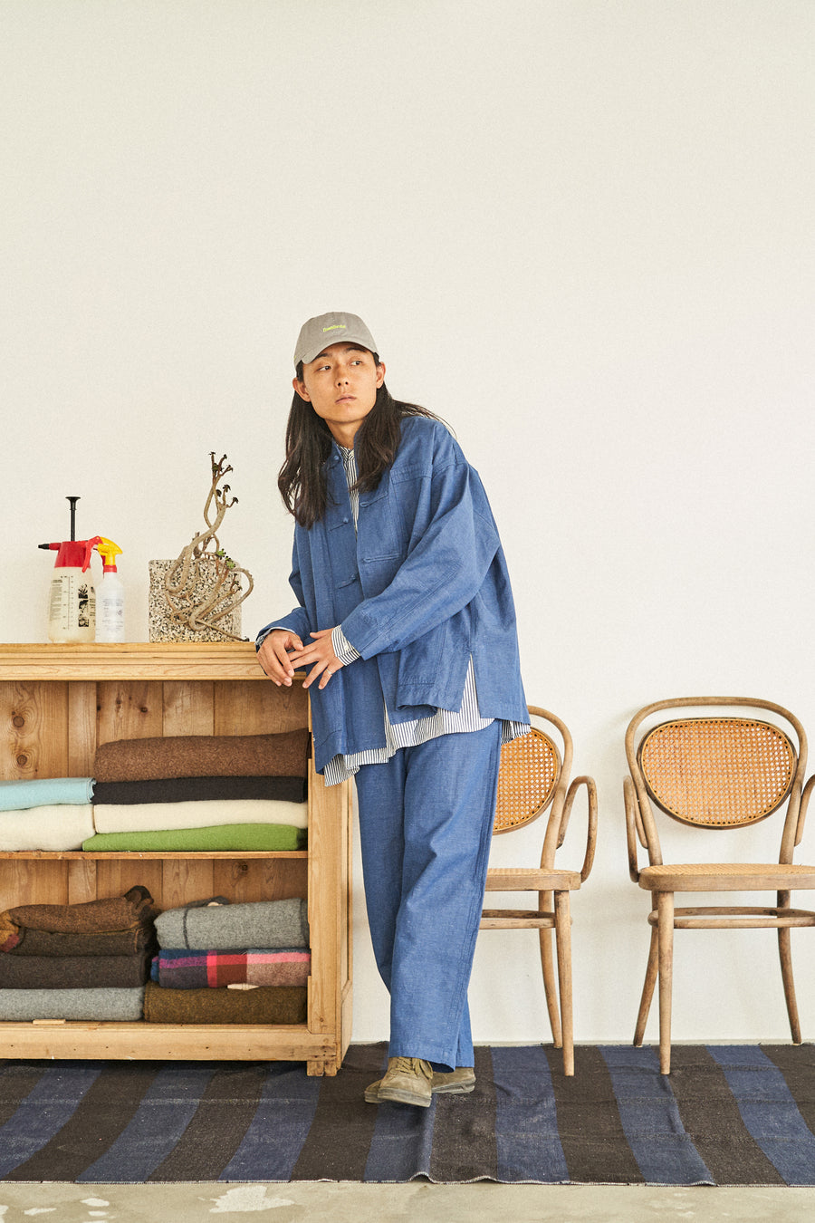 loomer FABRIC COTTON LINEN KUNG-FU COVERALL